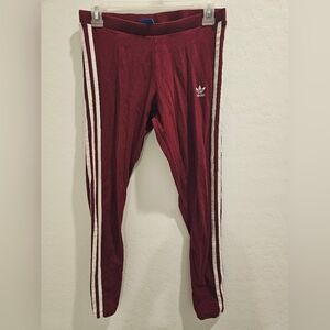 Red Adidas leggings